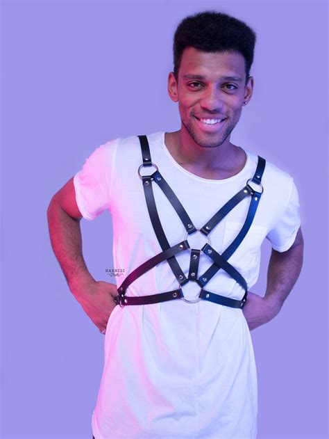 Leather Harness Men Body Harness Men Gay Sexy Clothing Etsy