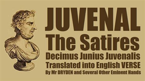 Juvenal Satires Decimus Junius Juvenalis Full Audiobook Youtube