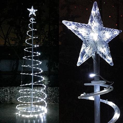 This 6ft Waterproof Pre Lit Spiral Christmas Tree Light Will Add