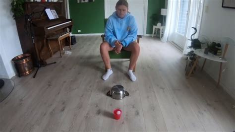 Ping Pong Bouncing On Kitchen Pots And Goes Into The Cup Youtube