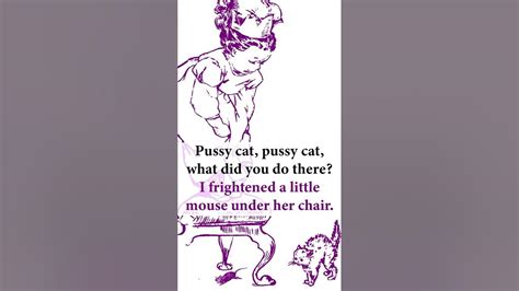 Mother Goose Pussy Cat Pussy Cat Where Have You Been Read Along