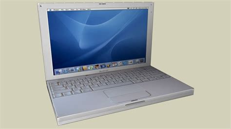 Apple Ibook G4 Laptop Computer 3d Warehouse