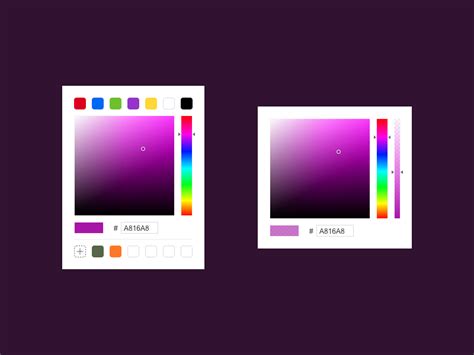 Simple Color Picker Uplabs