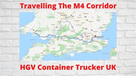 M4 Corridor End To End Hgv Container Truck Driving Uk Youtube