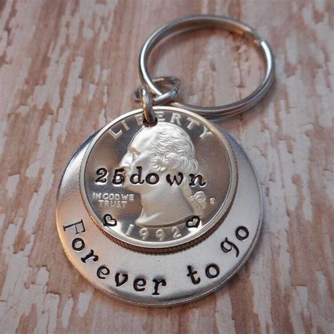 25 Years Down Keychain This Years Best T Ideas