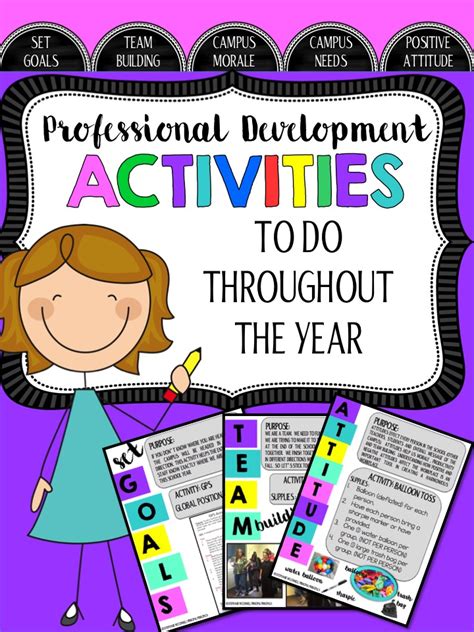 Professional Development Activities To Do Throughout The Year