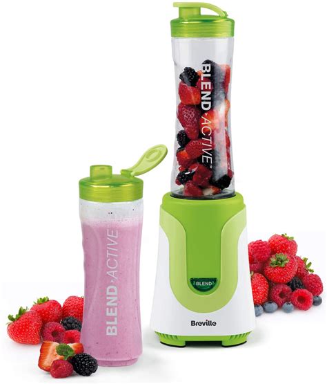 Breville Blend Active Personal Blender And Smoothie Maker With 2 Portable