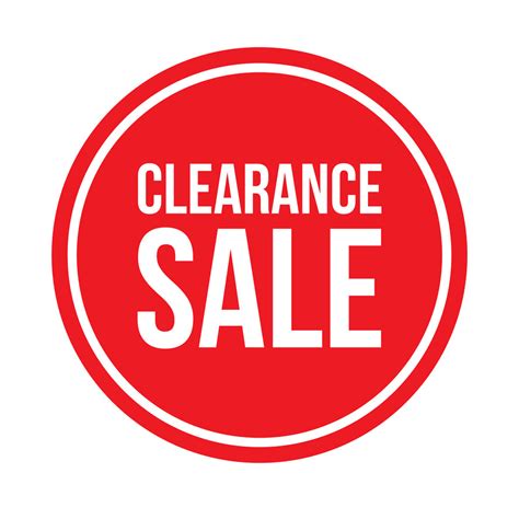 Clearance Sale