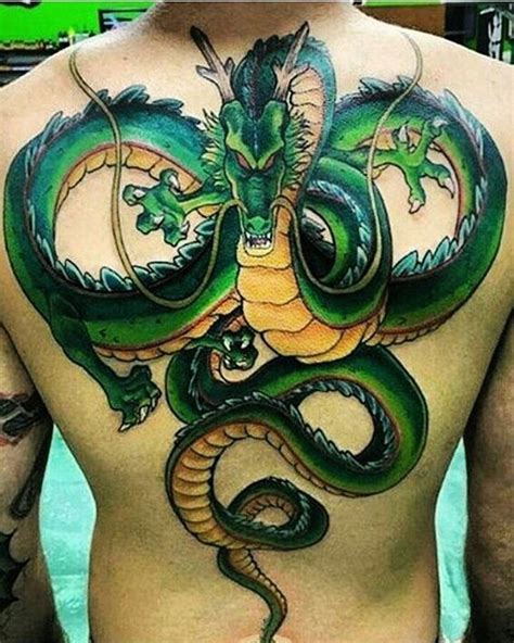Explore masculine ink ideas from 3d to realistic body art. Pin by Dragonball Fans on Shenron | Dragon ball tattoo ...
