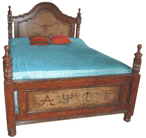 Enjoy free shipping on most stuff, even big stuff. Western Furniture: King Size Pillares Bed|Lone Star ...
