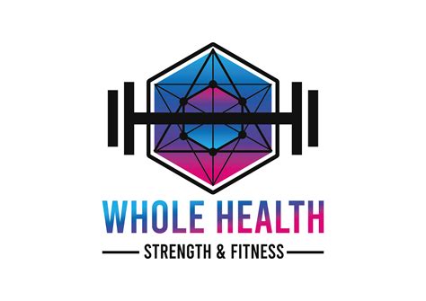 Playful Professional Fitness Logo Design For Whole Health Strength