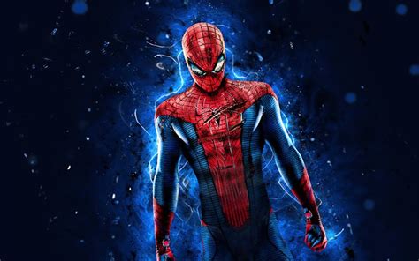 Blue Spiderman Wallpaper