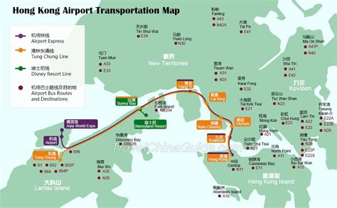 Hong Kong Maps Tourist Attractions Streets Subway