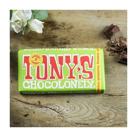 Tony S Chocolonely Milk Creamy Hazelnut Crunch 180g Bakers Larners