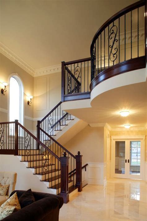46 Beautiful Entrance Hall Designs And Ideas Pictures Railing