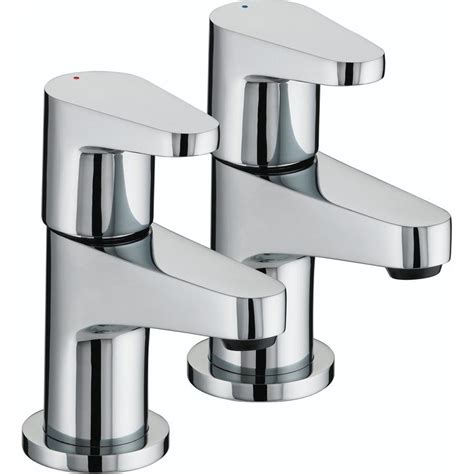 Bristan Quest Basin Taps Chrome Plated Qst 12 C