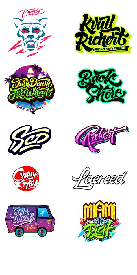 Logos Prints 13 14 15 Part 3 On Behance Lettering Design Graffiti