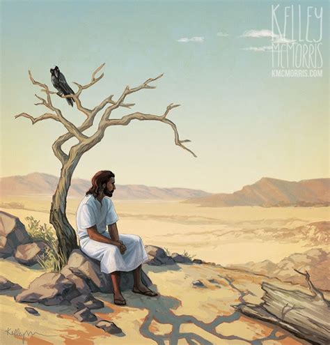 Jesus Fasting In The Desert
