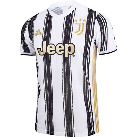 Artistic brushstrokes in black and white, enriched with dazzling gold detailing. 2020/21 adidas Juventus Home Jersey - Soccer Master