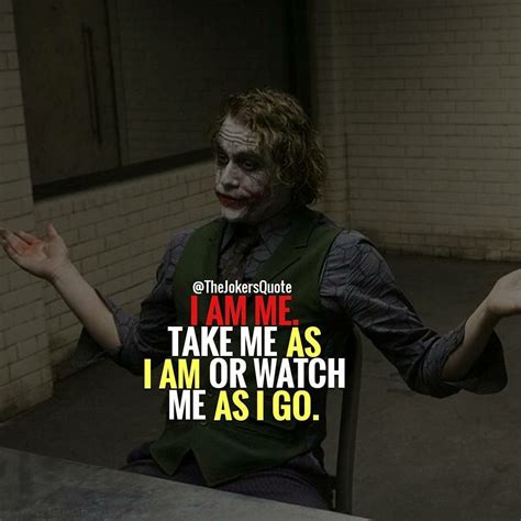 Becca is gone! Boo! To JOKER! | Villain quote, Joker quotes, Best joker ...
