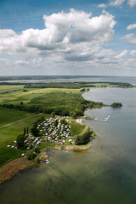 Ludorf Von Oben Campingplatz Am Ufer Der Müritz In Ludorf Im Bundesland Mecklenburg Vorpommern