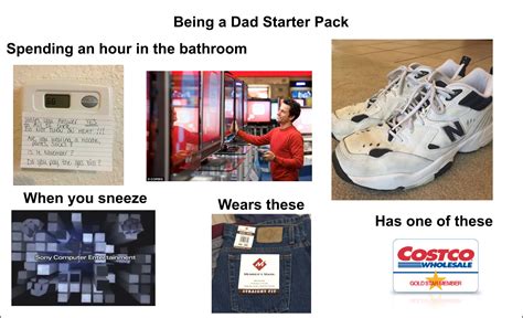Being A Dad Starter Pack Rstarterpacks