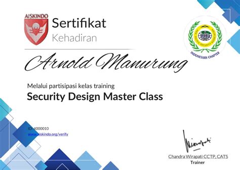 sertifikat security online