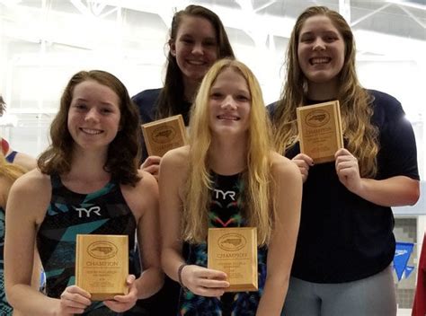 Oneal Lady Falcons Place Third In State Swim Meet Sandhills Sentinel