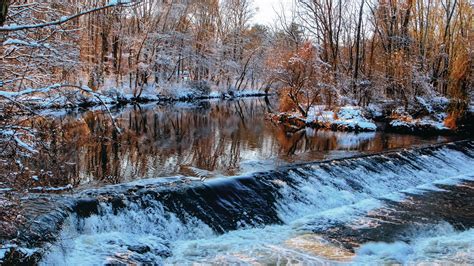 Winter River Threshold Wallpaper Hd Nature 4k Wallpapers Images And