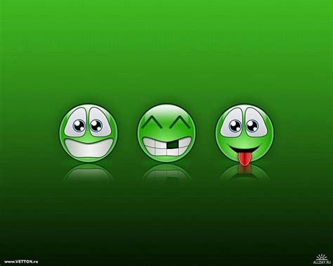 1920x1080px Free Download Hd Wallpaper Three Green Emojis Greens