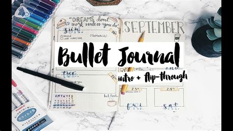 Bullet Journal Intro Flip Through Youtube