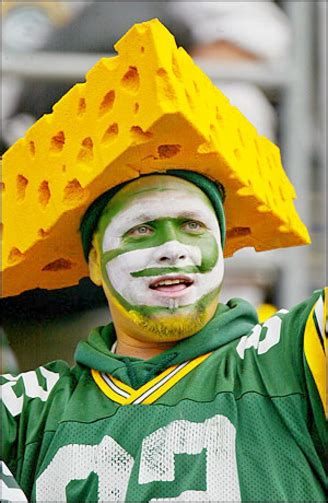 Green Bay Packers Cheeseheads Mascot
