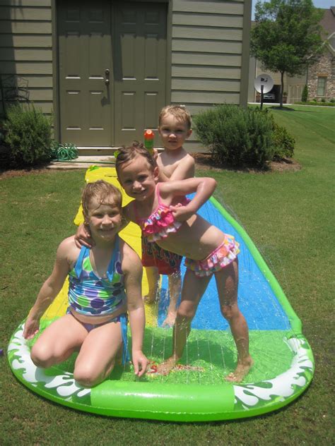 Knight And Day Back Yard Water Fun With Brianna Michael