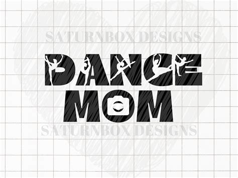 Dance Mom Svg Instant Download Dancer Cutout Svg Jazz Ballet Etsy