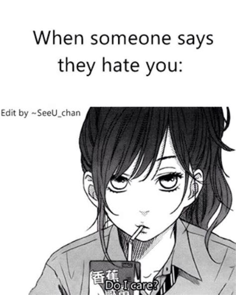 When Someone Says They Hate You Anime Amino