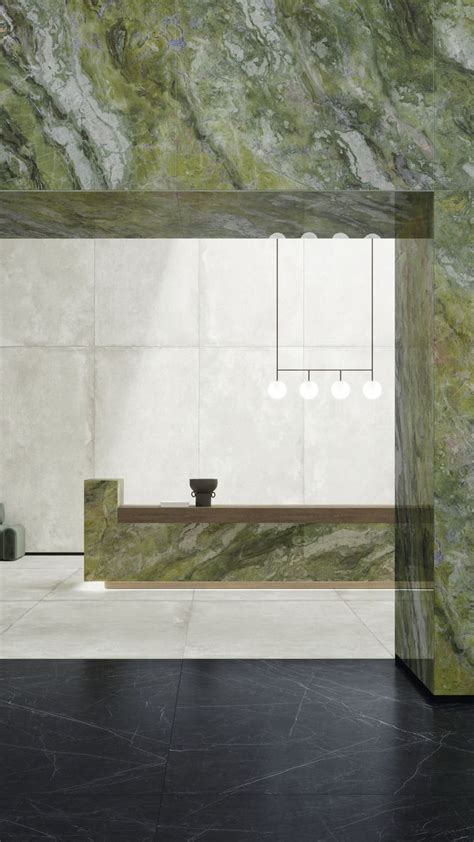 Big Porcelain Slabs Ultra Marmi Brilliant Green Marble Effect Green