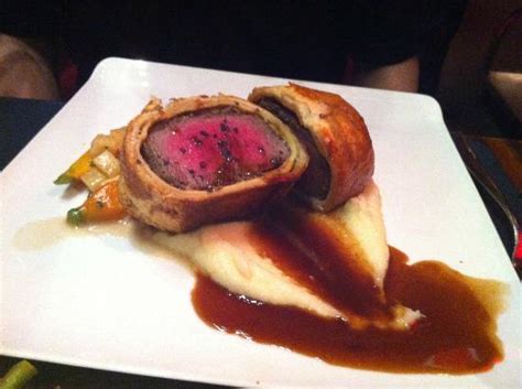I've heard that you really only need about one hour per inch thickness of meat, and that rule of thumb seems to work for me. Gordon Ramsay Beef Wellington - Picture of Gordon Ramsay Steak, Las Vegas - TripAdvisor