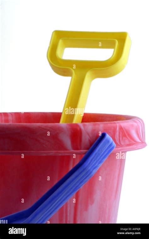 Childs Bucket And Spade Stock Photo Alamy