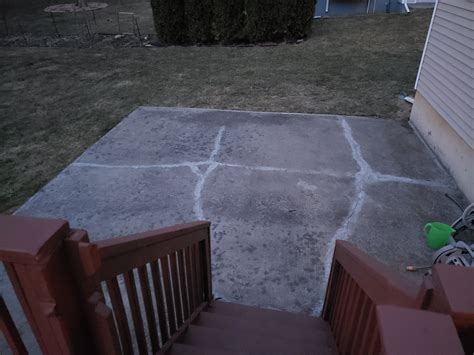 How To Upgrade This Ugly Concrete Patio Homeimprovement