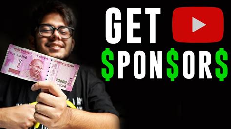 How To Get Sponsorship And Free Products On Youtube Youtube