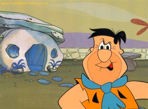 Fred Flintstone Production Cel Uk In Animation
