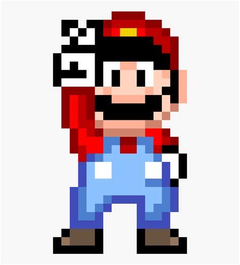 Mario Bros Pixel Art Hd Png Download Kindpng