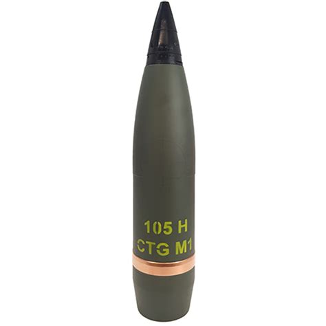 105mm M1 He Artillery Shell With Fuze Inert Replica Training Aid