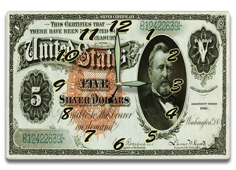 Ulysses S Grant Customized Money Clock United States