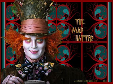 The Mad Hatter Alice In Wonderland 2010 Wallpaper 19446385 Fanpop
