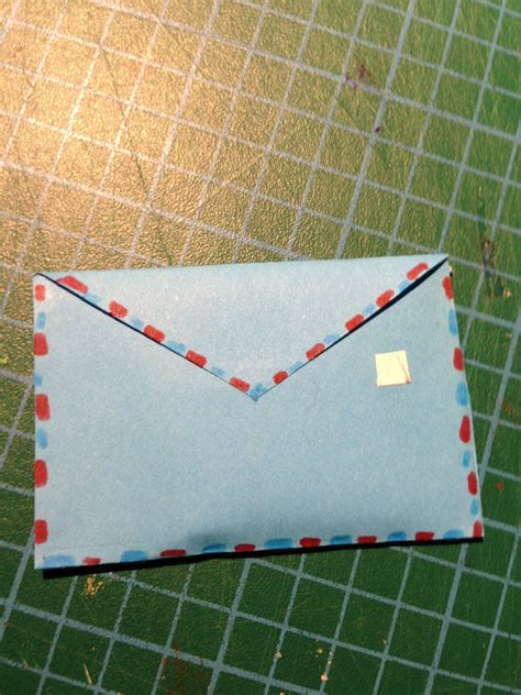 How To Make A Mini Envelope 6 Steps Instructables