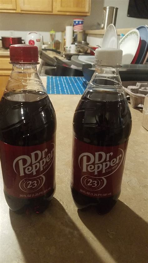 I Noticed My Dr Peppers Had Different Colored Caps Dont Think Ive