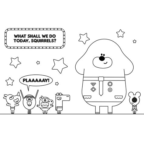Hey Duggee Coloring Pages Printable