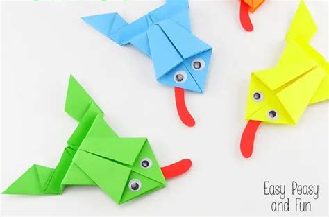 Easy Origami Frog Instructions And Tutorials