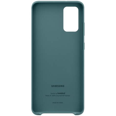 Предпазен калъф Samsung Kvadrat Cover за Galaxy S20 Plus Green Emagbg